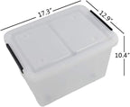 30 L Clear Plastic Storage Box - Image 2