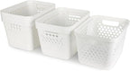 Glad Plastic Storage Basket Set, Value Pack of 6 | Open Storage Bins - Image 6