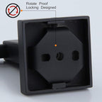 Matte Black Toilet Paper Holder SUS 304 Stainless Steel Wall Mounted Toilet - Image 5