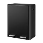 WLIVE Dual Trash Can, 2 x 8 Gallon, Step Trash Can by WLIVE