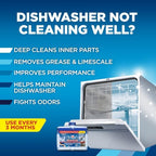 Finish Dishwasher Cleaner Liquid, Limescale Remover, 8.45oz, 4pk