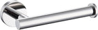 TASTOS Polished Chrome Toilet Paper Holder SUS304 Stainless Steel, Modern Round by TASTOS