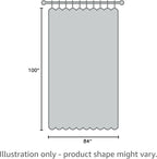 Joydeco Blackout Patio Sliding Door Curtains 84 Inches Long, Grommet Privacy - Image 10