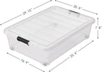 50 Quart Multipurpose Under Bed Storage Container Bins - Image 2