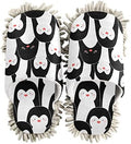 Fisyme Mop Slippers Soft Washable Microfiber Super Chenille Mopping House Home Shoes Mop Slippers for Floor Cleaning
