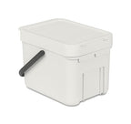 Brabantia Sort & Go Food Trash Can Small Countertop Kitchen Compost Caddy - Image 5