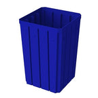 32 Gallon Square Slatted 100% Recycled Plastic Heavy-Duty Commercial Outdoor or - Image 5