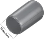 uxcell 20pcs Rubber End Caps 3.5mm ID Vinyl Round Tube Bolt Cap Cover Thread - Image 3