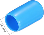 uxcell 20pcs Rubber End Caps 8mm ID Vinyl PVC Round Tube Bolt Cap Cover Screw - Image 3