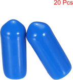 uxcell 20pcs Rubber End Caps 5.5mm ID Vinyl PVC Round Tube Bolt Cap Cover Screw - Image 2