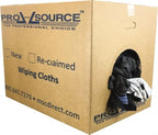 PRO SOURCE Low Lint Reclaimed Cotton Shop Rags, Washable Reusable Disposable - Image 5