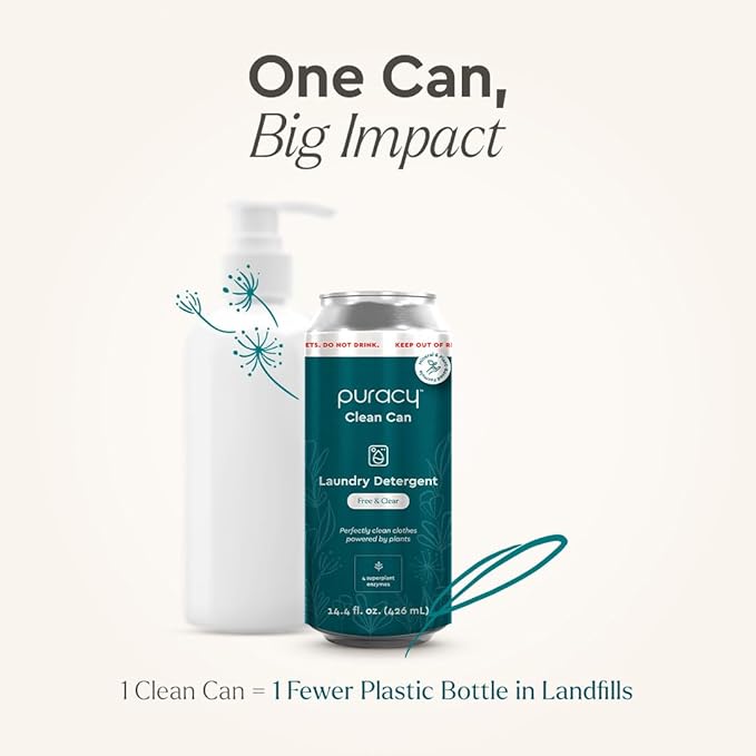 Puracy Liquid Laundry Detergent Clean Can Starter Set - Image 3