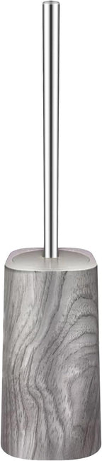 Marble Colored Toilet Brush and Holder Set, Stainless Steel Long Handle and by Unknown
