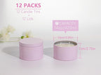 Candle Tins with Lids, 3-Wick Jars 14oz/420ml - Image 2