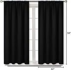 BGment Black Out Curtains 54 Inches Length - Image 8