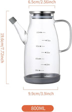 Large Glass Oil Dispenser Bottle - Image 7