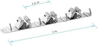 Mop and Broom Hanger Wall Mount, stainless steel Broom Hook Organizer Wall - Image 3