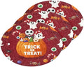 Halloween Pumpkin Dish Scrub Sponges Kitchen Candy Ghosts Non Scratch Reusable Compressed Cellulose Sponge Hanging for Household Cleaning Washing Dishes Pots and Pans 3 Pack by KOCOART