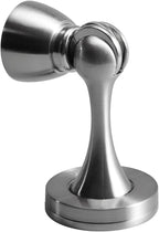 YAGU 1 Pack Silver Magnetic Door Stoppers Catch, Zinc Alloy Brushed Nickel Door by YAGU