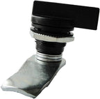 WJSKDQ 4PCS Thumb Operated Offset Thumb Cam Lock Black Cam Lock - Image 4
