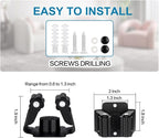 24 PCS Broom and Mop Holder, Heavy Duty Garden Tool Organizer Rack Rake and - Image 5