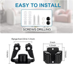 6PCS Broom and Mop Holder, Heavy Duty Garden Tool Organizer Rack Rake and - Image 6