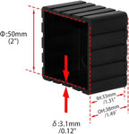 Flyshop Anti-Skid Non-Marking Synthetic Rubber Patio Chair Table Leg Caps - Image 3