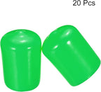 uxcell 20pcs Rubber End Caps 19mm ID Vinyl PVC Round Tube Bolt Cap Cover Screw - Image 2