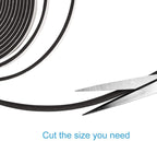 2 Rolls Weather Stripping, 1/4 Inch Wide X 1/8 Inch Thick Foam Seal Tape High - Image 4