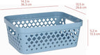 Glad Plastic Storage Basket Set, Value Pack of 6 | Open Storage Bins - Image 5