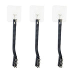 9PCS MINI Wire Brushes, Stainless Steel Brush Set, Curved Handle Scratch - Image 5