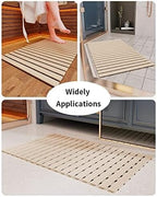Shower-Mat Non Slip, PADOOR Heavy Duty Bathtub-Mat Curlable Quick Drain Sturdy - Image 6