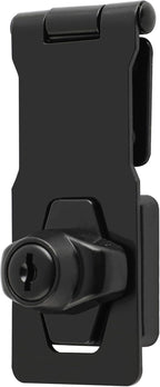 Alise Keyed Hasp Lock, 4 Inch Safety Packlock Clasp Hasps Latch, Garage Doors by Alise