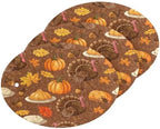 Harvest Turkeys Pumpkins Dish Scrub Sponges Kitchen Thanksgiving Non Scratch Reusable Compressed Cellulose Sponge Hanging for Household Cleaning Washing Dishes Pots and Pans 3 Pack by KOCOART