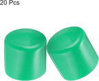 uxcell 20pcs Rubber End Caps 35mm ID Vinyl PVC Round Tube Bolt Cap Cover Screw - Image 2