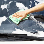 Amazon Basics Microfiber Cleaning Cloths, Ultra Absorbent, Scratch Free, Non-Abrasive, Reusable and Washable, All-Purpose, Car Detailing, 16" x 12", Green/Gray/Pink (Pack of 288)