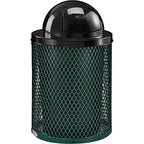 Global Industrial 36 Gallon Outdoor Steel Trash Can - Image 9