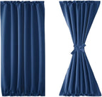 DWCN French Door Curtains – Rod Pocket Thermal Blackout Curtain - Image 7