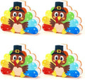 AnyDesign 6Pcs Thanksgiving Kitchen Sponge Funny Cartoon Turkey Shaped Dish Washing Sponge Fall Turkey Dual Sided Non Scratch Scrubber for Autumn Home Kitchen Household Supplies by AnyDesign