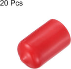 uxcell 20pcs Rubber End Caps 13.5mm ID Vinyl Round Tube Bolt Cap Cover Thread - Image 2