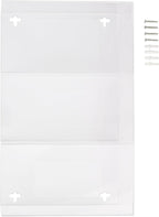 AMERICAN HOSPITAL SUPPLY Wall-Mount Triple Glove Dispenser | Clear Acrylic - Image 3