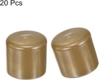 uxcell 20pcs Rubber End Caps 44mm ID Vinyl PVC Round Tube Bolt Cap Cover Screw - Image 2