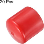 uxcell 20pcs Rubber End Caps 48mm ID Vinyl Round Tube Bolt Cap Cover Thread - Image 2