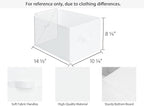 StorageWorks Storage Baskets for Shelves, Foldable Fabric Closet Storage Bins - Image 2