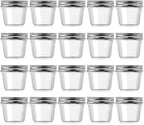 novelinks 4 oz Clear Plastic Jars by novelinks