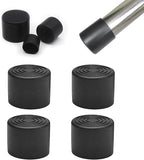 4 Pcs 1-1/4" Round Rubber Chair Leg Caps, PVC Table Leg Covers, Flexible & by BOPOREAE