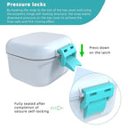 ARGOMAX Leak Proof Denture Bath Cup, Portable Soaking Denture Box, Denture Bath - Image 5
