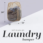 Handy Laundry Collapsible Mesh Pop Up Hamper - Image 2
