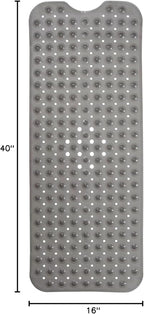 ENKOSI Bathtub Mat – 40 x 16 Inch Extra Long Non Slip Shower Mat – Anti Slip - Image 8