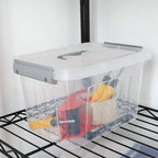 6-Pack Plastic Storage Box, 6 L Clear Storage Bins - Image 4